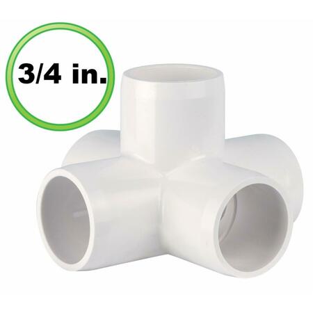 COOL KITCHEN 0.75 in. 5 Way x PVC Pipe Fitting CO54353
